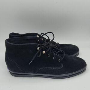 Keds Black Suede Leather Chukka Ankle-High Booties Boots Women’s Size 10